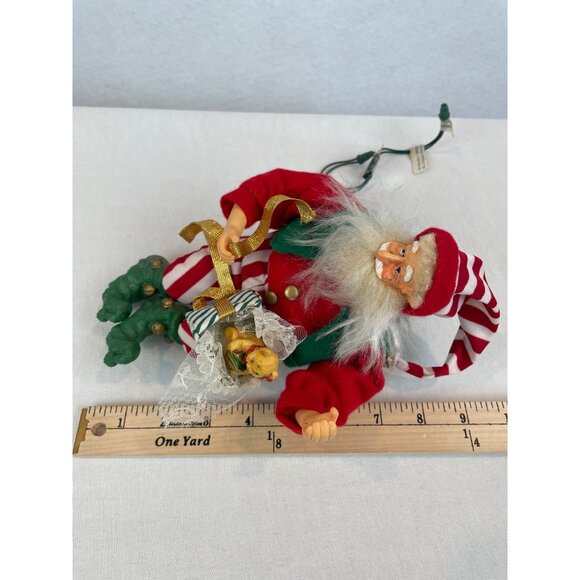 Vintage Animated Santa Bear in Gift Box FOR PARTS OR REPAIR B - Picture 5 of 9